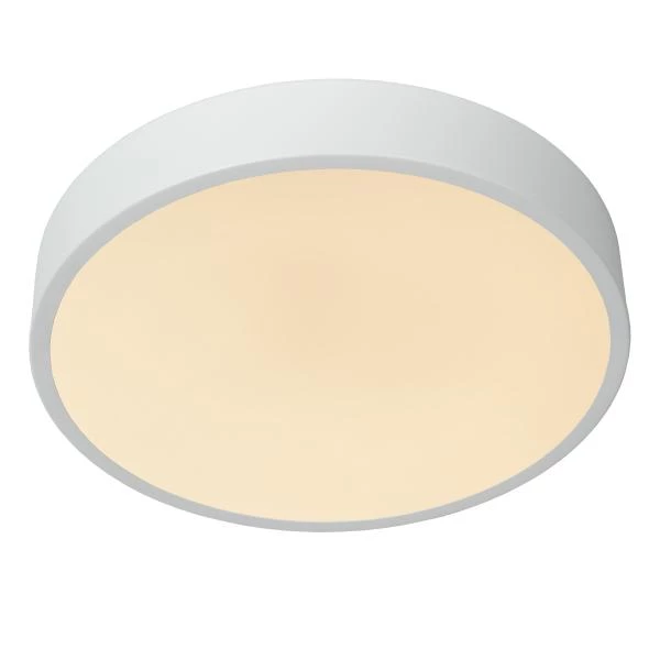 Lucide UNAR - Flush ceiling light - Ø 30 cm- LED 3 StepDim - 1x18W 2700K - White - detail 1